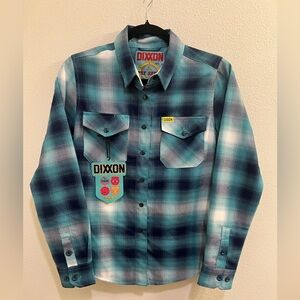 NWT DIXXON FLANNEL CO. THE SHELF Reef Ocean Pool's Deep End Women's Small